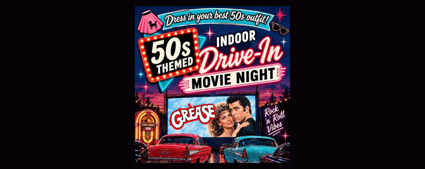 Soir&eacute;e cin&eacute;ma sur le th&egrave;me &laquo; Drive-in &raquo; des ann&eacute;es 50 
