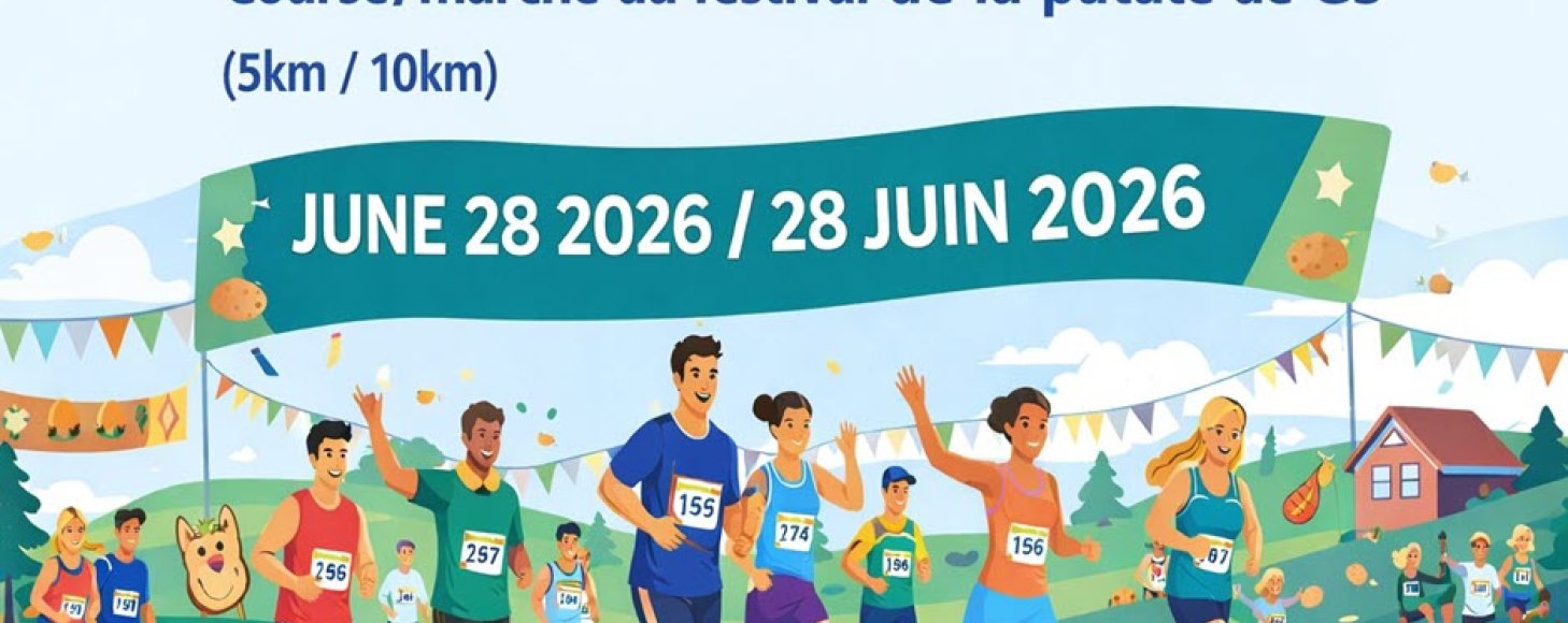 Festival de la Patate de Grand-Sault pr&eacute;sente:  Course et Marche